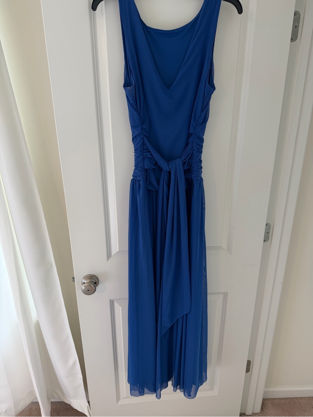 Abercrombie & Fitch Cobalt Blue Sleeveless Maxi Dress - Picture 4 of 4